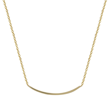 Κολιέ μπάρα σε κίτρινο χρυσό Κ14