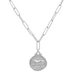 Κολιέ ασημένιο διπλής όψης