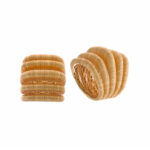 Δαχτυλίδι ασημένιο επίχρυσο με τεχνοτροπία με οριζόντιες ραβδώσεις