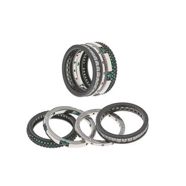 Δαχτυλίδια ασημένια σετ