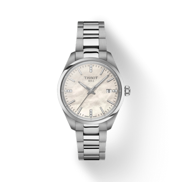 Ρολόι Tissot T1502101111600 PR100 Stainless Steel Bracelet με διαμάντια