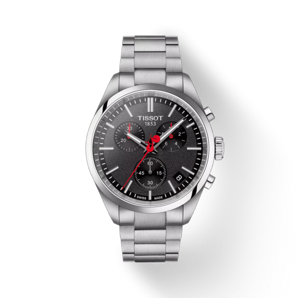 Ρολόι Tissot Chrono PR100 T1504171105101 Chronograph Silver Stainless Steel Bracelet