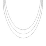 Κολιέ από ασήμι τριπλό