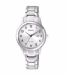 Ρολόι Citizen FE1081-59B Sports 40m Eco-Drive ημερομηνίας με ασημί μπρασελέ