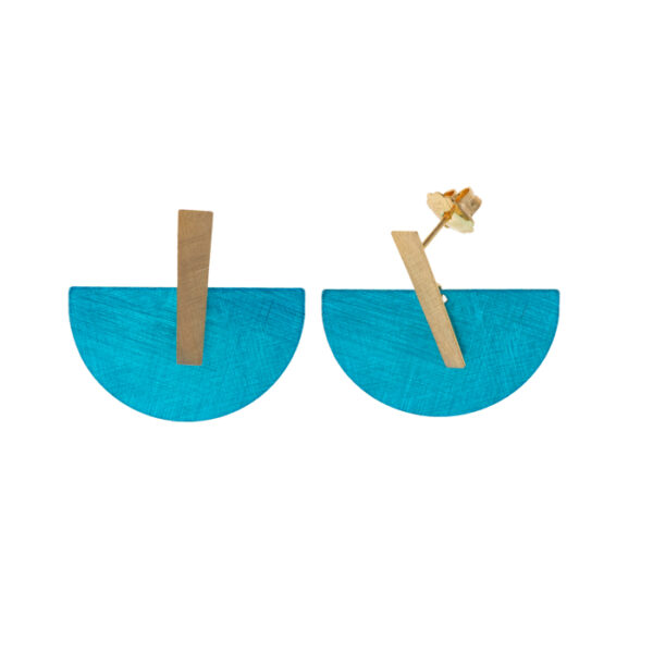 Σκουλαρίκια ασημένια τυρκουάζ