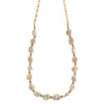 Κολιέ ασημένιο με μαργαριτάρια