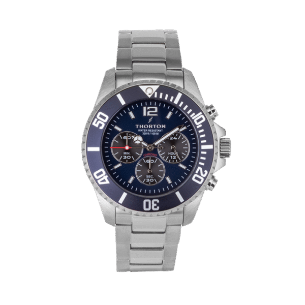 Ρολόι Thorton LOKI 9301332Μ 100M Silver Stainless Steel Bracelet