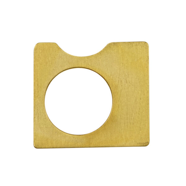 Δαχτυλίδι χειροποίητο ορθογώνιο κίτρινος χρυσός Κ18