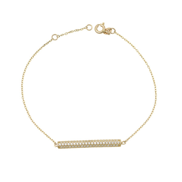 Βραχιόλι μπάρα με ζιργκόν