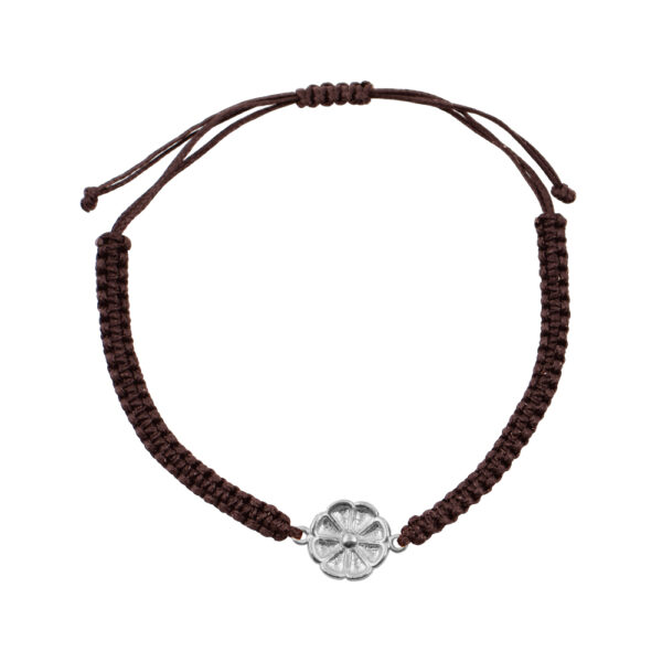 Βραχιόλι ρόδακας ασημένιο