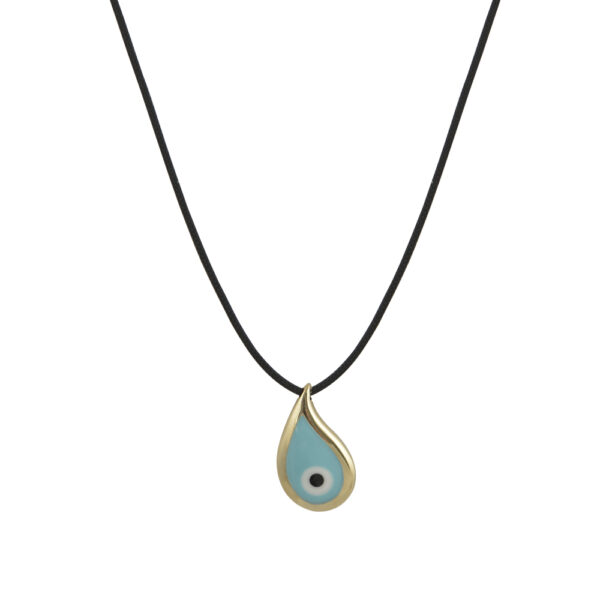 Κολιέ VERY GAVELLO με μπλε μάτι με κορδόνι