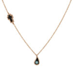 Κολιέ VERY GAVELLO με αλυσίδα με μαύρο μάτι και σταυρό