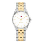 Γυναικείο ρολόι TOMMY HILFIGER με δίχρωμο μπρασελέ