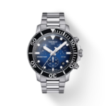 Ανδρικό ρολόι TISSOT με καντράν χρώμα μπλε με χρονογράφους