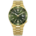 Ρολόι CITIZEN Mechanical 42h Automatic με χρώμα καντράν κιπαρισσί